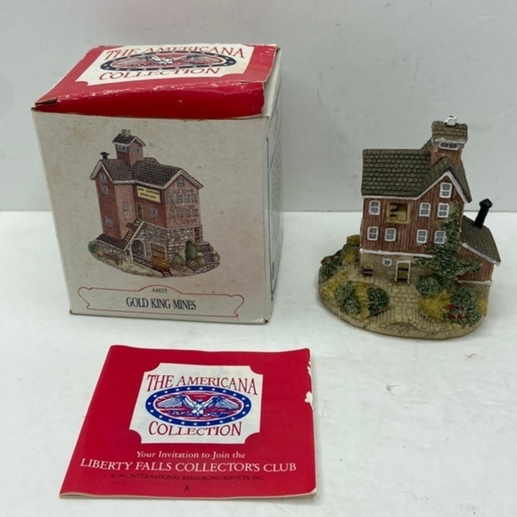 Vintage The Americana Collection 1993 Liberty Falls Gold King Mines #AH25 - Picture 3 of 17